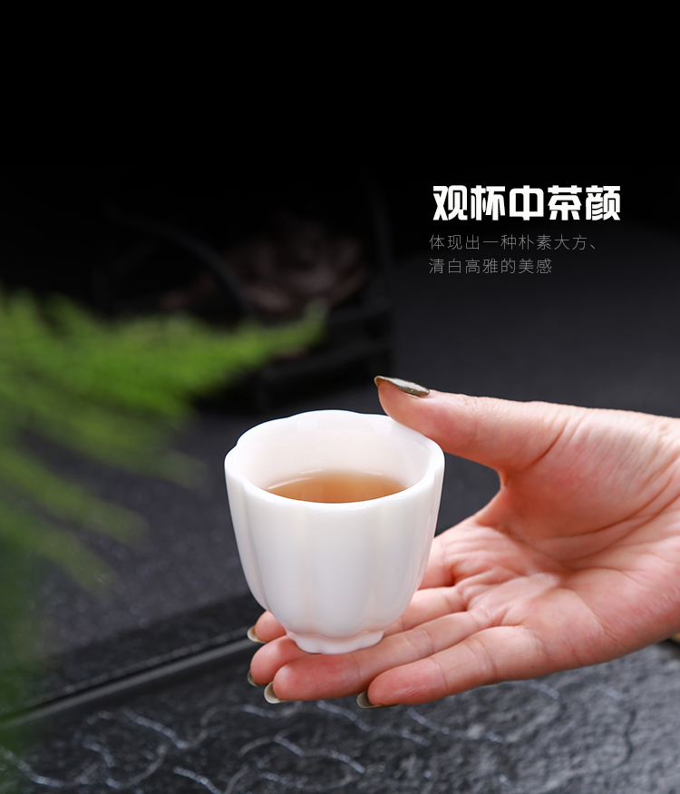 The early panther ceramic cups one kung fu master cup single little tea light household jingdezhen porcelain ipads porcelain sample tea cup