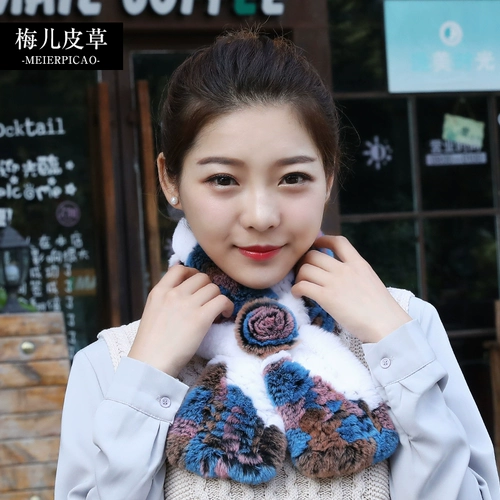 Демисезонный двусторонний плетеный модный шарф