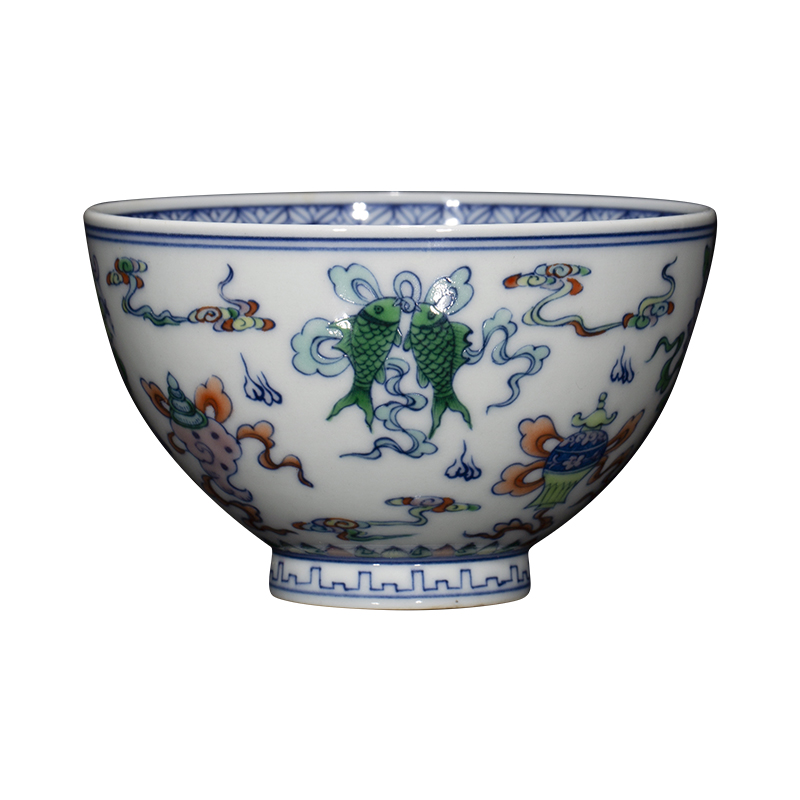 Clock home up jingdezhen porcelain cups color bucket maintain sweet ceramics and the personal special cups kongfu master CPU