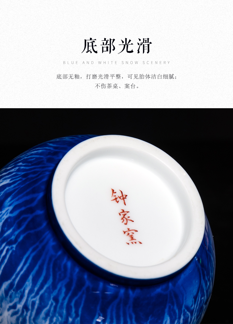 Clock tea house up with jingdezhen high - end checking tea kungfu tea cup sample tea cup with personal use tea cups