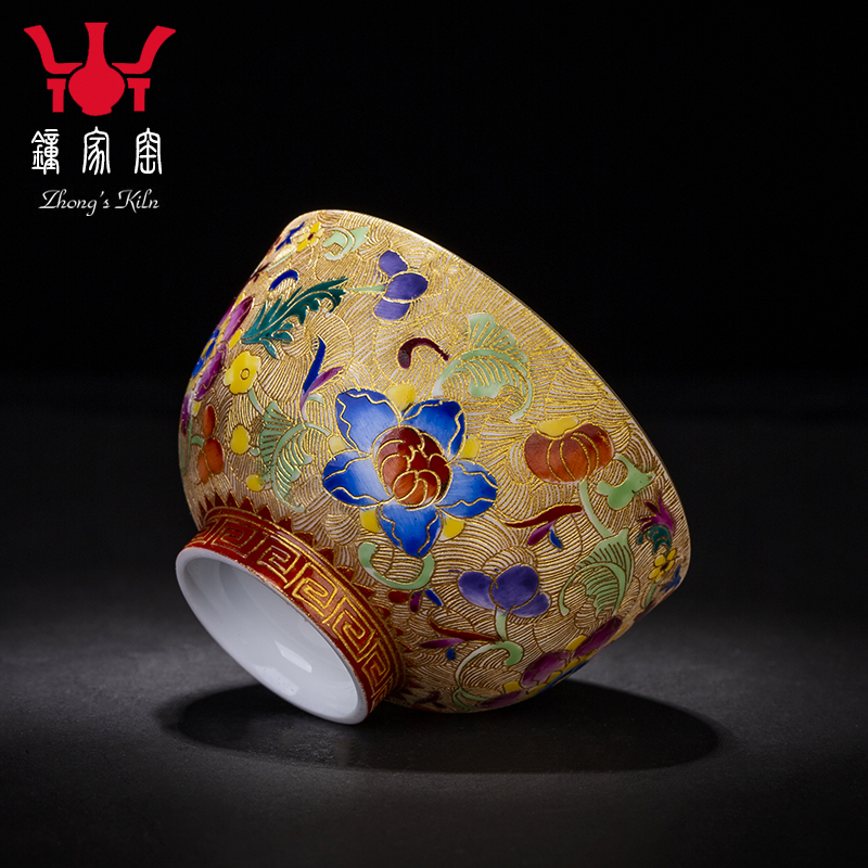 The Master clock home up with jingdezhen ceramic tea set small bowl tea cup personal custom hand - made kung fu tea cup