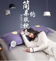 New one 43cmx100cm breathable cotton wedding room pillow case long double 1 5 long pillow single piece headrest