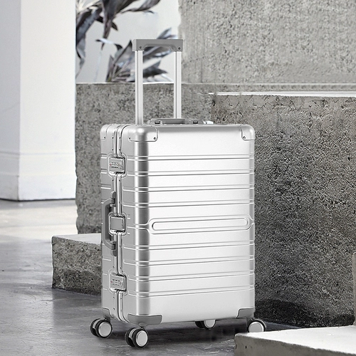 EAZZ Металлический брендовый чемодан, 20 дюймов, популярно в интернете, 24 дюймов, 28 дюймов