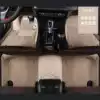 Double silk ring car floor mat four seasons universal full surround Hang embroidery leather Pentium Xuan Yi Qi Jun Kai Yue Corolla