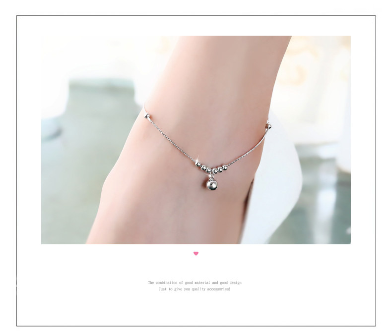 Bracelet de cheville Femme MESSIAH    en Argenterie - Ref 3103672 Image 8