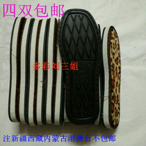 Hongda Jin Niu brand plus velvet top boutique tire sole wholesale handmade slippers cotton shoes sole four pairs