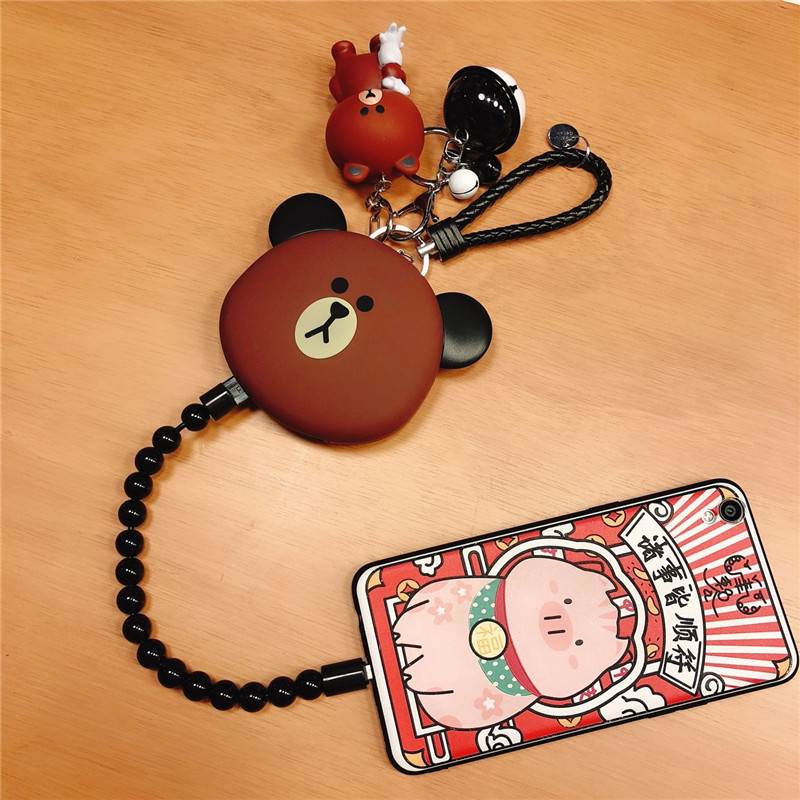 Cartoon sạc kho báu 12.000 mA Phổ điện thoại di động nhỏ gọn cầm tay nguồn năng lượng siêu Meng mô hình phụ nữ đáng yêu - Ngân hàng điện thoại di động sạc dự phòng 20000mah