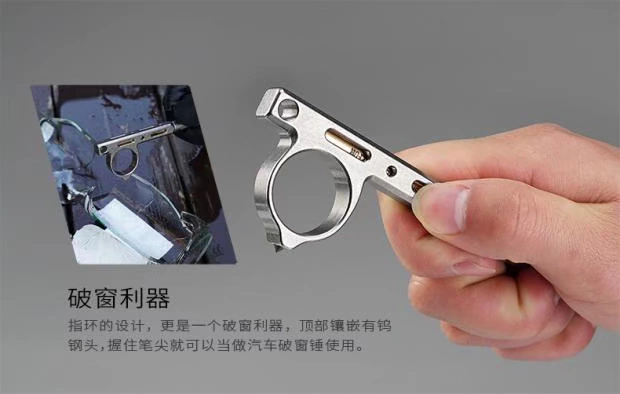 CooYoo Cool Friends Ice Needle Space Bút chiến thuật Hợp kim Titan hợp kim vonfram Thiết bị phòng thủ đầu thép bị hỏng Công cụ sống sót - Bảo vệ / thiết bị tồn tại
