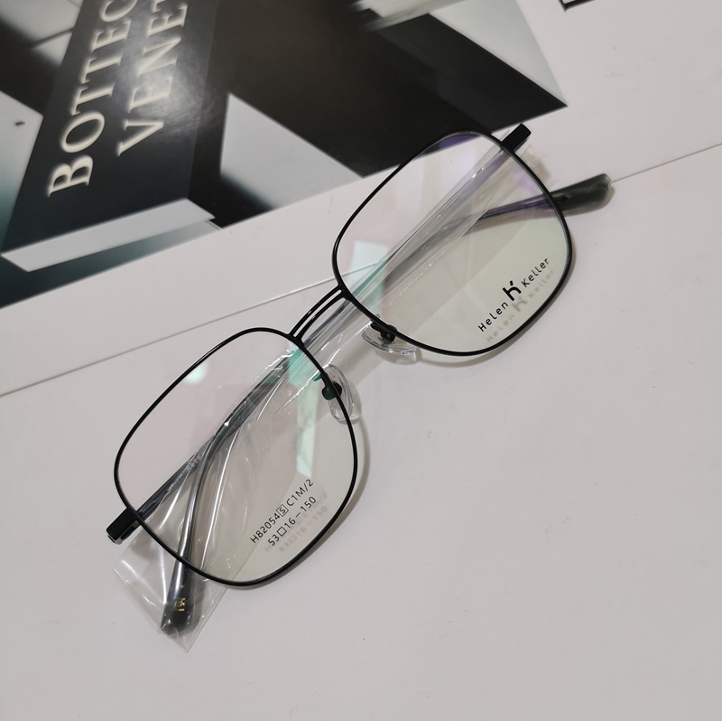Helen Keller H82054H82007 Full-Frame Glasses Frame Square Large Frame Glasses for Students, Unisex, Ultra-Light Helen Keller H82054H82007 Full-Frame Glasses Frame Square Large Frame Glasses for Students, Unisex, Ultra-Light