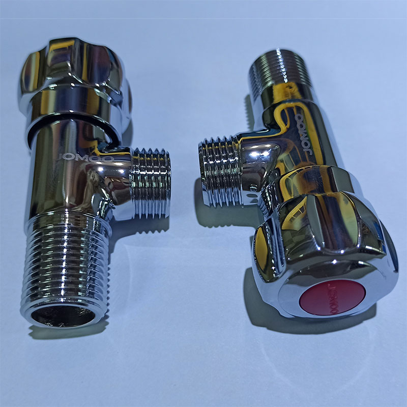 Nine-pastoral full copper thickened hot water triangular valve water-stop valve cold water eight-door valve 7413-019 74021 74078