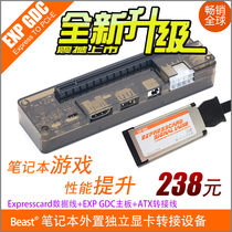 EXP GDC notebook external PCI-E discrete graphics BEAST Series Expresscard interface