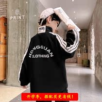 Boys jacket jacket 2021 new 6-year-old children 7 sports 8 handsome 9 spring and autumn 10 middle and large children 12 autumn tide