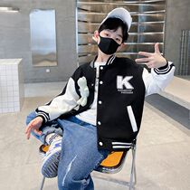 Boy baseball clothes spring autumn thin jacket 4 years old Children 5 Boy 6 CUHK Scout 7 Ocean Gas 8 Sport 9 Black 10 blouses
