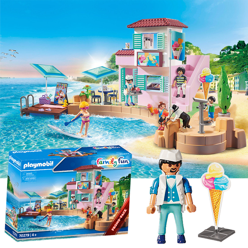 playmobil ice cream shop