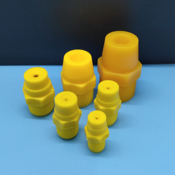 PP plastic solid conical nozzle industrial spray atomization water spray nozzle high-pressure cleaning with wet cooling nozzle