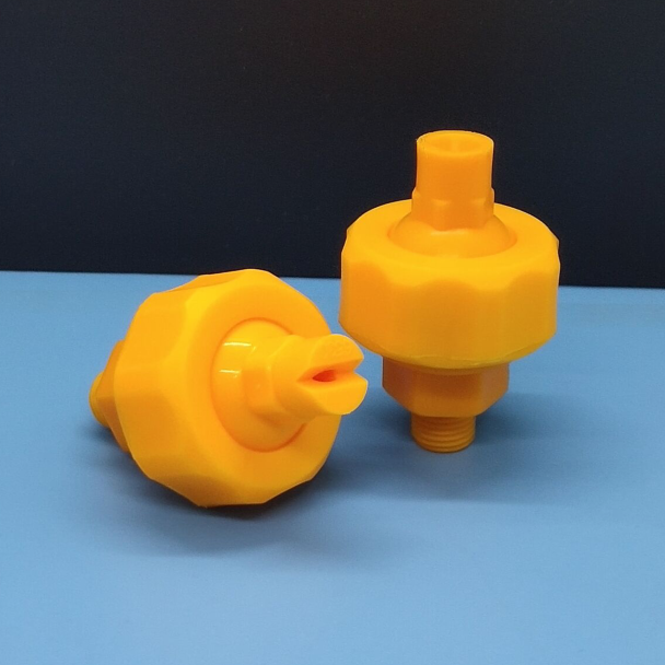 Universal fan nozzle PP plastic adjustable solid cone nozzle Atomization humidification cooling industrial cleaning spray nozzle