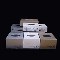 Acrylic simple tissue box rectangular paper box Hotel restaurant living room square napkin paper box custom LOGO
