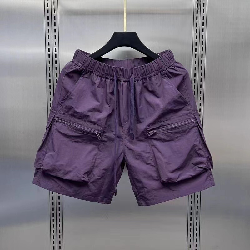 Summer 2025 New Quick-Drying Breathable Sports Shorts for Men, Trendy Brand, Loose, Fashionable, Versatile, Internet Celebrity Style, Five-Point Shorts