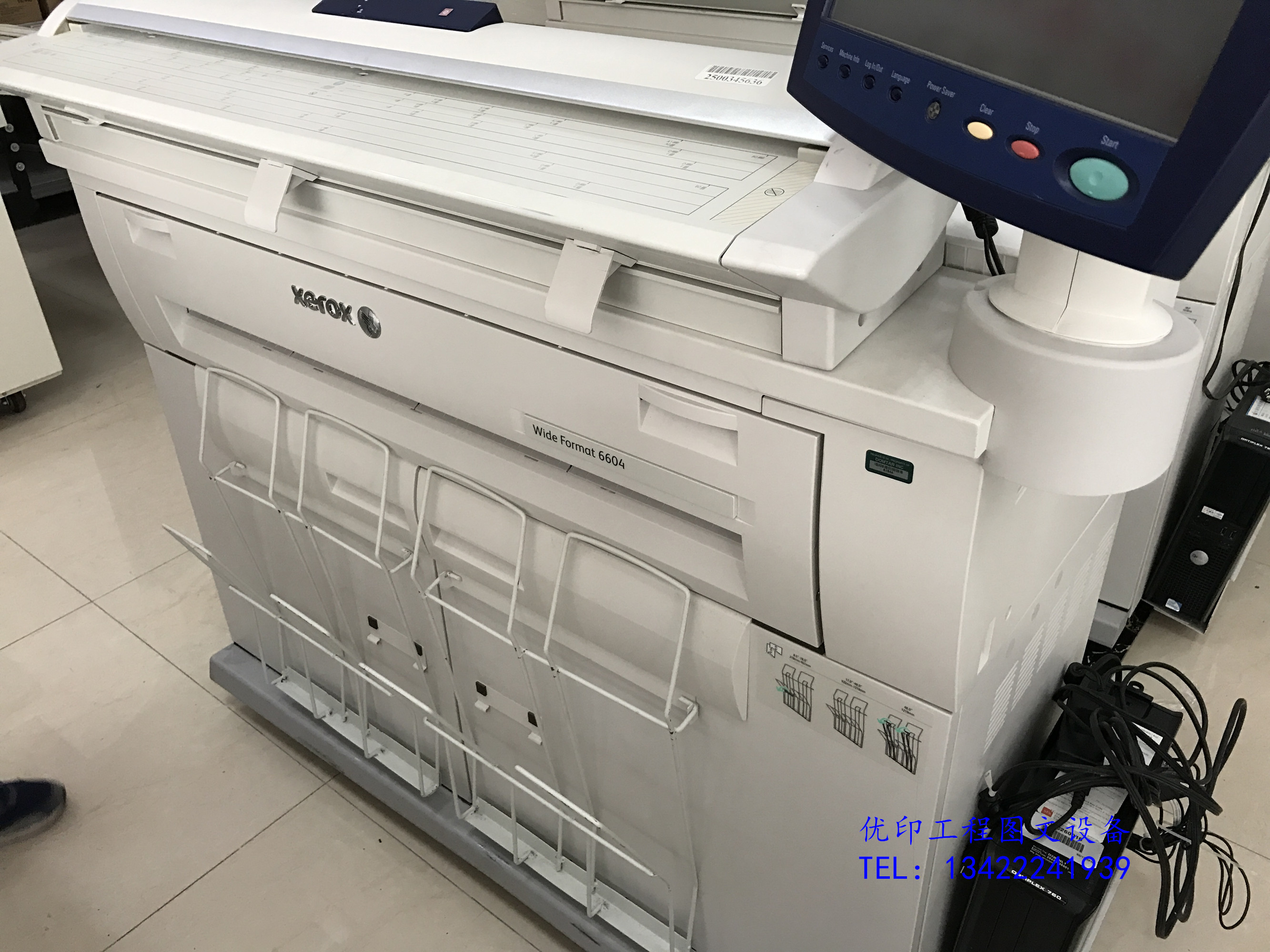 Xerox 6604/6605 Máy photocopy kỹ thuật 3035 Nâng cấp mới A0 Bản quét laser màu lớn A0 - Máy photocopy đa chức năng máy photocopy canon mini