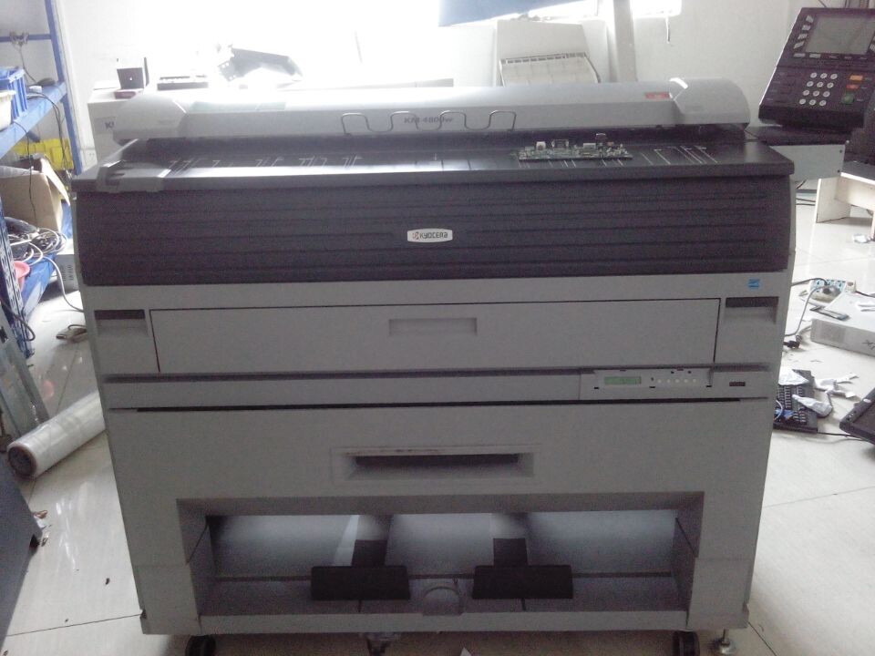Máy in chi tiết laser CAD A0 máy quét màu bản vẽ lớn Máy photocopy kỹ thuật Kyocera KM-4800W - Máy photocopy đa chức năng máy photocopy ricoh 5002