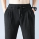 H7710 Черные брюки (одиночная полоса)