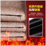 Зимние демисезонные джинсы, штаны для отдыха, увеличенная толщина