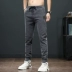 2022 Mới Thẳng Quần Denim Nam Mùa Đông Nỉ Quần Nam Quần Tây Nam Nam Quần Áo Xuân Hạ Thu Đông đồ nam Quần jean