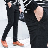 Трендовые универсальные штаны, в корейском стиле, осенние