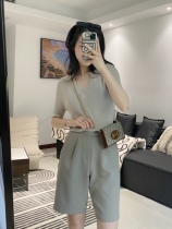 Special Price Bermuda Shorts Stretch Leg Curve High Waist Straight Through Brief Commute 50% Western Clothing Pants