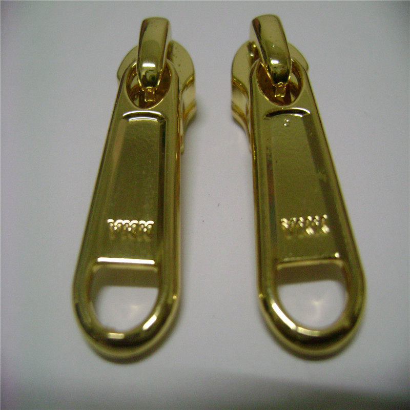 YKK bright gold lockless DFL metal head 5 RC dress nylon zipper bag handbag Special