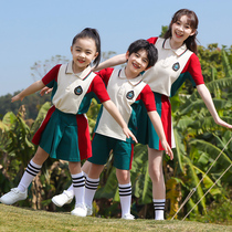 Kindergarten Summer Garden clothes suit new childrens class 61 acting out of the school Wind Primary school uniforms Summer clothes