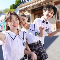 School uniforms suit Summer Elementary students 2021 Inn Lent Wind 61 Childrens class Graduation Photos Kindergarten Garden Clothing Summer Clothes