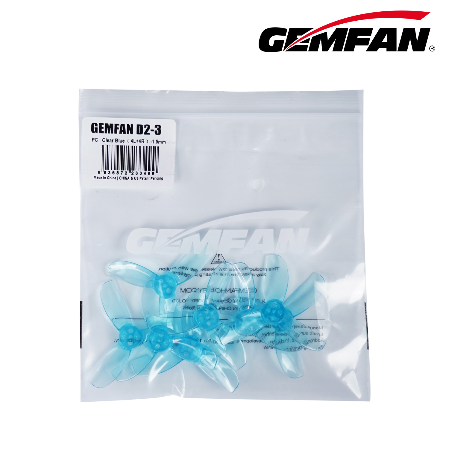 GEMFAN D-Serie Kanalpropeller D2/D2.2/D2.8 3-Blatt-Propeller 2-2.8 Zoll FPV-Drohne 4CW+4CCW – Detail 12
