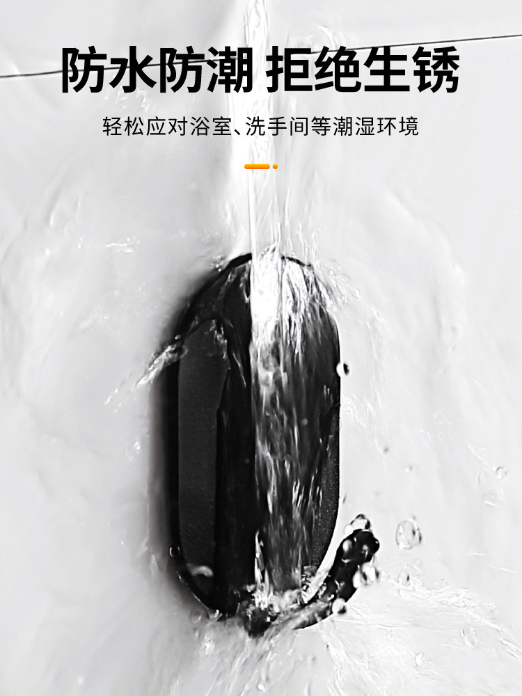 Strong Adhesive Hooks, No Drilling Required, for Kitchen, Bathroom, Wall, Behind Door, Traceless Adhesive Hooks, Clothes Hangers, Stainless Steel Hooks