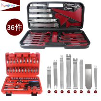 Automotive vehicle removal tool installation and dismantling audio navigation instrument interior prying door slab knob