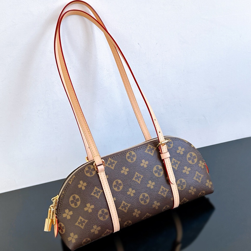 New Vintage Bowling Shoulder Bag Squire East Underarm Bag Fashionable Versatile Shell Handbag