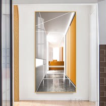 Modern minimalist abstract Abstract Painting Extension Space Decoration Painting Creative Corridor Aisle Fresco Art Light Genguan Hanging Paintings