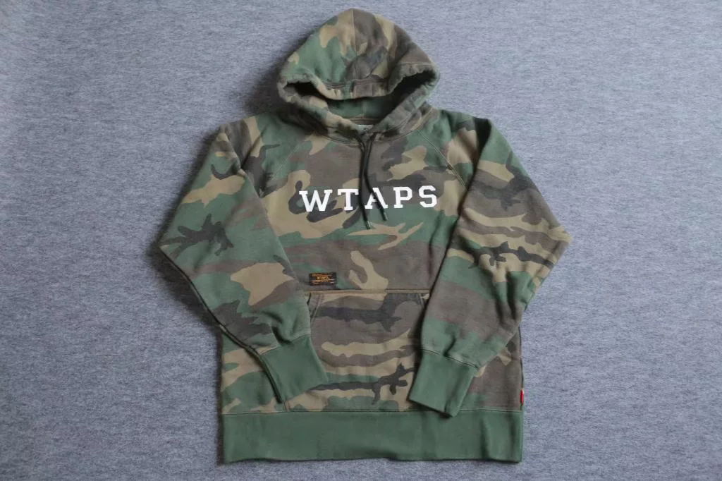 [Real Shooting] WTAPS Design Hooded Sweatshirt Camouflage Hoodle Cover