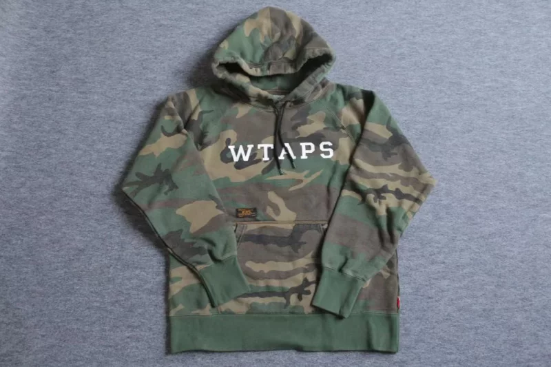 [Real Shooting] WTAPS Design Hooded Sweatshirt Camouflage Hoodle Cover