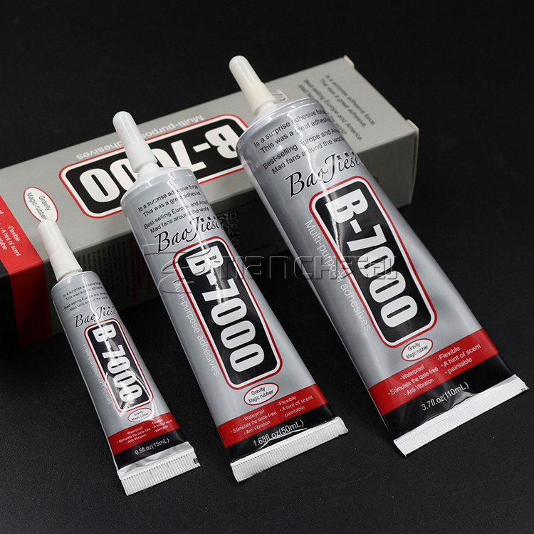 Apple mobile phone liquid crystal touch screen curtain bonding front frame frame holder stick to drill glue special glue B7000