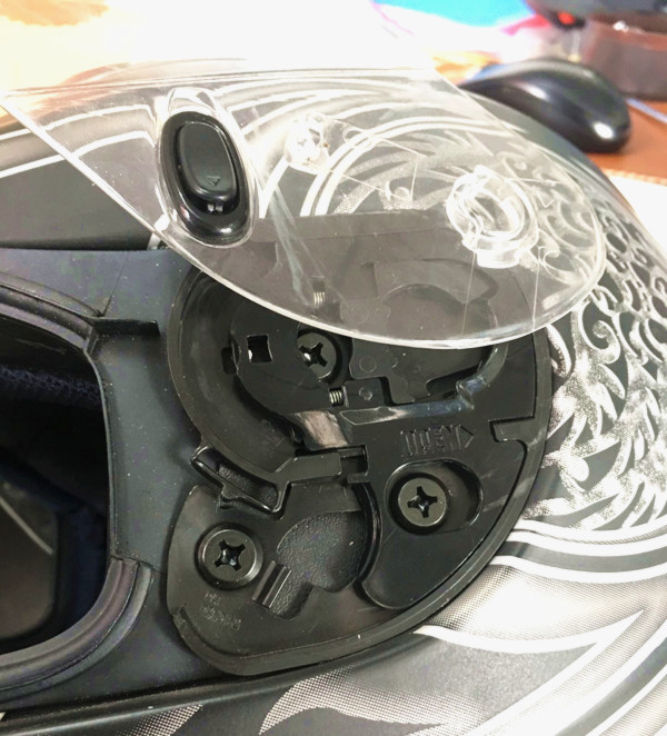 Locomotive safety cap Base screw cross - country helmet eaves screw suitable for HJC Shoeoi Safety Hat base screw