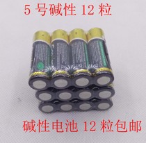 5号碱性电池五号玩具遥控器鼠标剃须刀干电池1 5vAA12粒LR6