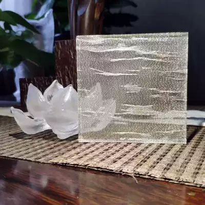 Factory customized high-end tempered sandwich wire laminated hollow hot bending fireproof paint carving frosted car carving art glass