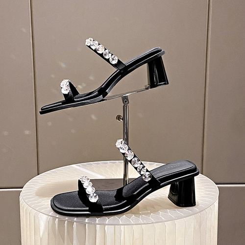 Летние сексуальные высокие сандалии, обувь, вечернее платье, популярно в интернете, 2024 года