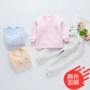 Đồ lót trẻ em mùa đông nhiệt bộ cotton 2 tuổi Nữ đồ lót trẻ em đáy quần nhồi bông 1 quần áo trẻ em mùa thu đồ bộ cho bé gái 11 tuổi