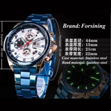 Механические механические часы, водонепроницаемый календарь, полностью автоматический, из натуральной кожи