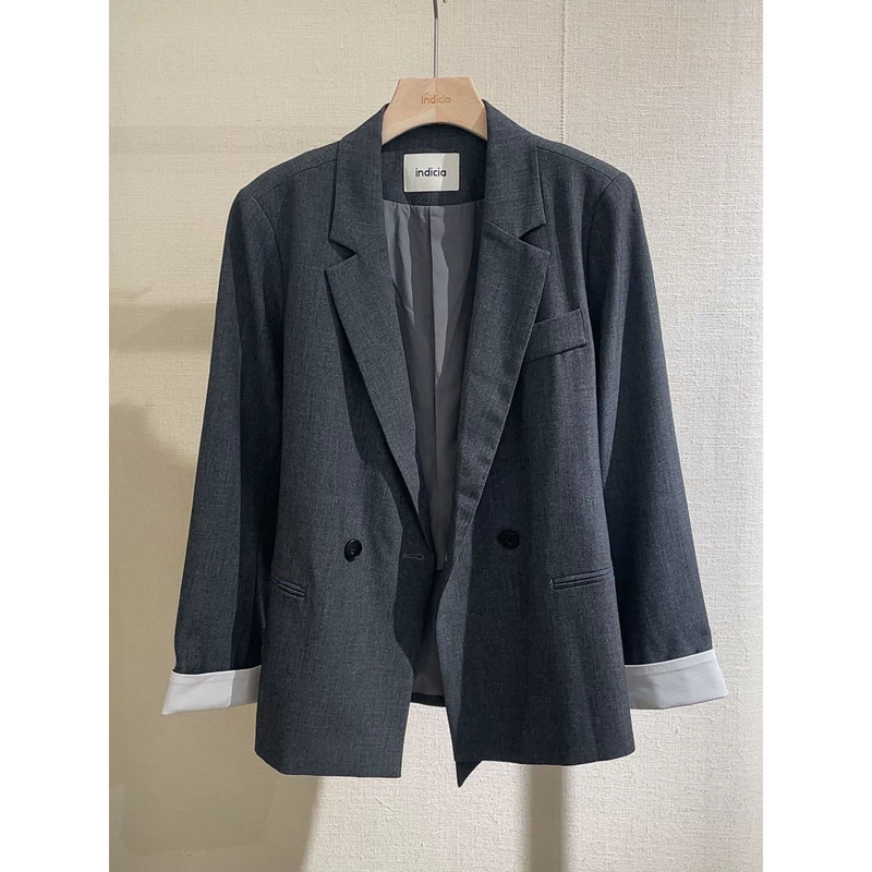Indicia Marked Women's Clothing Counter Genuine Product 2026 Autumn Belt-Style Blazer F2A5Xz037C-1089 Indicia Marked Women's Clothing Counter Genuine Product 2026 Autumn Belt-Style Blazer F2A5Xz037C-1089