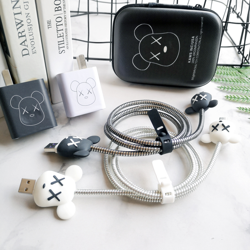 Suitable for the Huawei mate30 pro nova7 6se data line protective sleeve charger headphone winding line