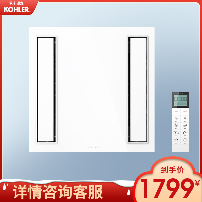 Kohler Yuba bathroom household large air volume net heater heating three-color light powder room Yuba 21466