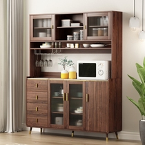 The light luxury rock plate of the Nordic sideboard is leaned against the wall tea cabinet modern simple living room wine cabinet kitchen cupboard locker